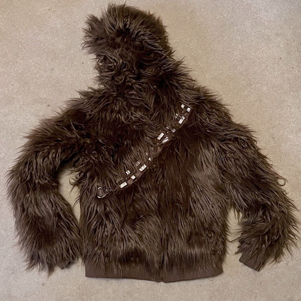 Disney Star Wars Synthetic Fur Chewbacca Hoodie (Size M)